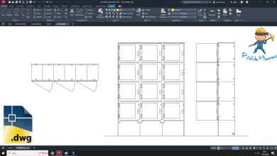 okul dolabı dwg, School Locker dwg, autocad drawing