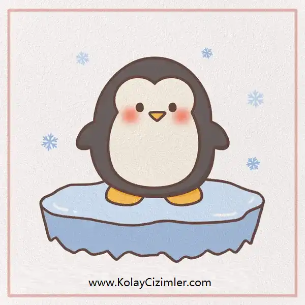 penguen çizimi