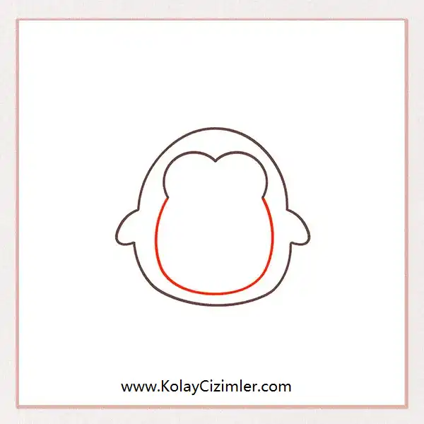 penguen gövde kısmı çizimi