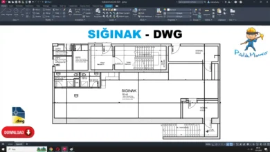 sğınak dwg, Shelter DWG, Refugio DWG, Abri DWG, Rifugio DWG, 避難所 DWG, Abrigo DWG, 避难所 DWG