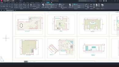 Spa Center Project, autocad dwg