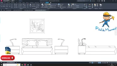 yatak görünüş dwg, Bed View dwg, cad blocks autocad